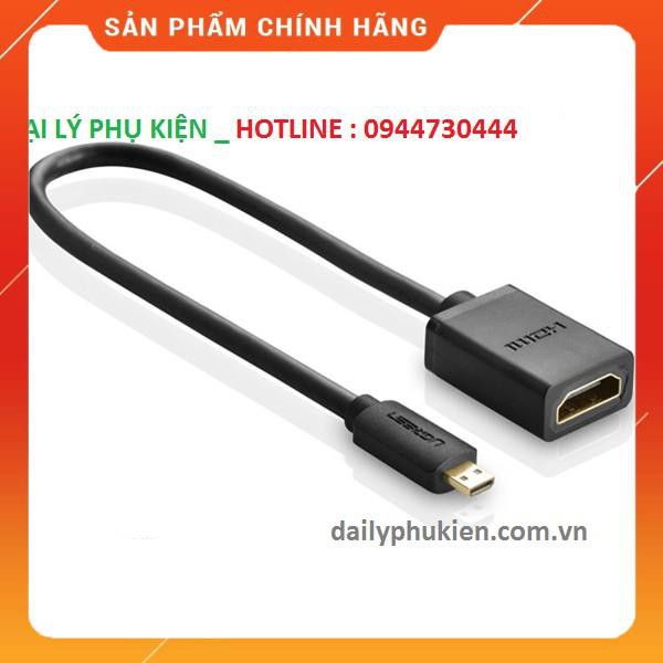 Cáp chuyển đổi micro HDMI to HDMI âm dài 20cm Ugreen 20134 dailyphukien