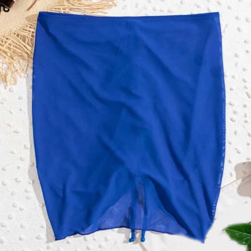 Brroa Đầm Lưới Mini Ôm Dáng Màu Trơn Phối Dây Rút Gợi Cảm Mùa Hè Cho Nữ