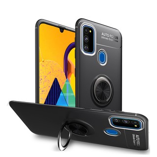 Vỏ Bao Da Điện Thoại Có Nhẫn Gài Cho samsung galaxy a01 / a51 / a71 / m30s / a21 / a31 a50 a50s a30s a70 a70s Vỏ