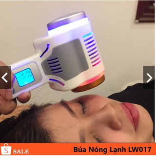 Chính hãng Máy MASSAGE Mặt Nóng Lạnh Siêu Âm ULTRASONIC LW-017