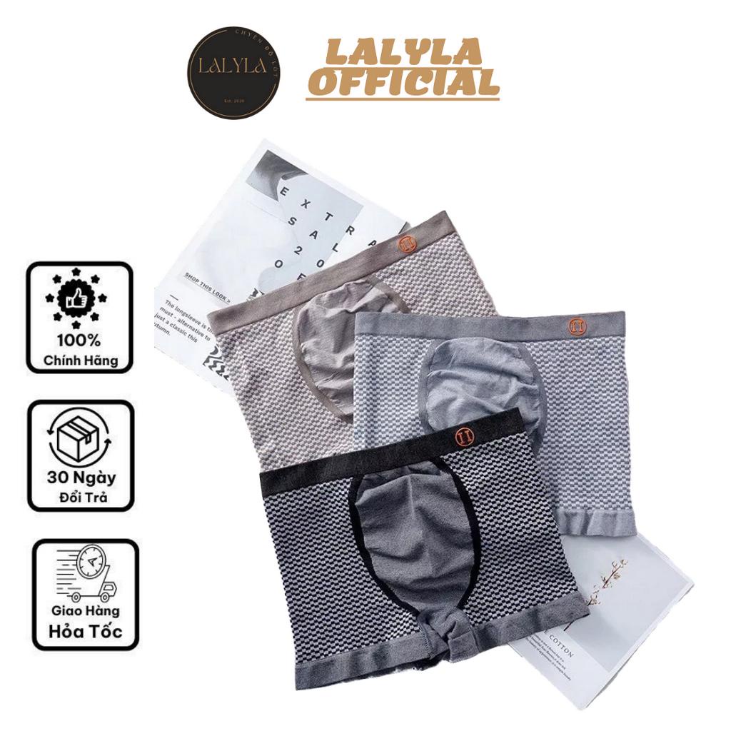Combo hộp 3 chiếc quần sịp nam cotton cao cấp, quần chip nam boxer chất mềm, đàn hồi Thời trang LALYLA