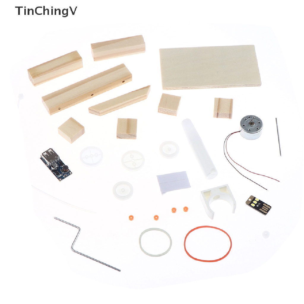 Bộ Đồ Chơi Lắp Ráp Mô Hình Máy Phát Điện Bằng Gỗ DIY Giáo Dục Khoa Học Cho Bé