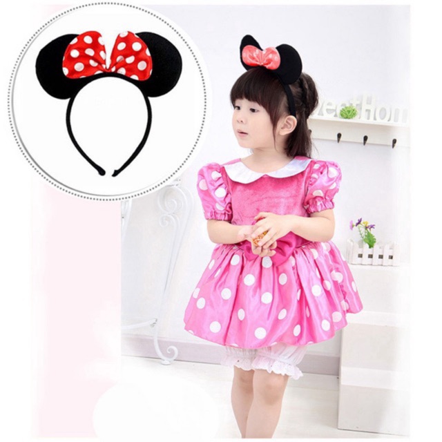 - CÀI TÓC NƠ - MICKEY DISNEY LOẠI TO CUTE CHO BÉ - BĂNG ĐÔ MICKEY - BỜM MICKEY