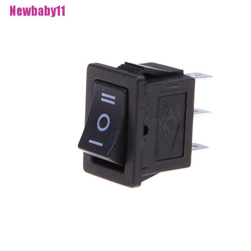 Set 5 Công Tắc Bật / Tắt Mini 3 Chấu Màu Đen AC 6A / 250V SPDT On / On