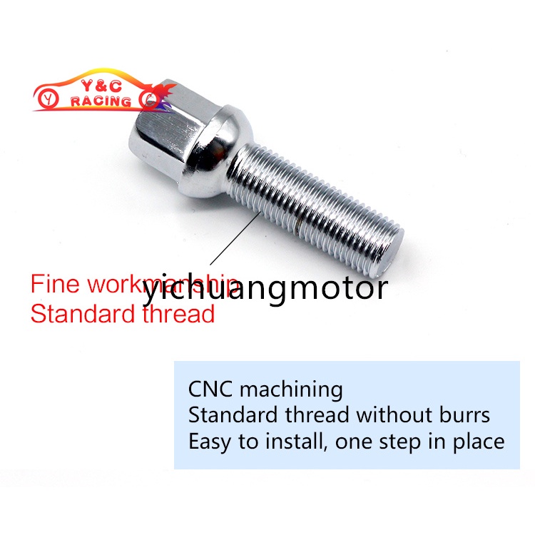 Volkswagen Vít Mở Rộng Khung Bánh Xe Hơi 28 / 35 / 40 / 45mm Bằng Thép Cứng