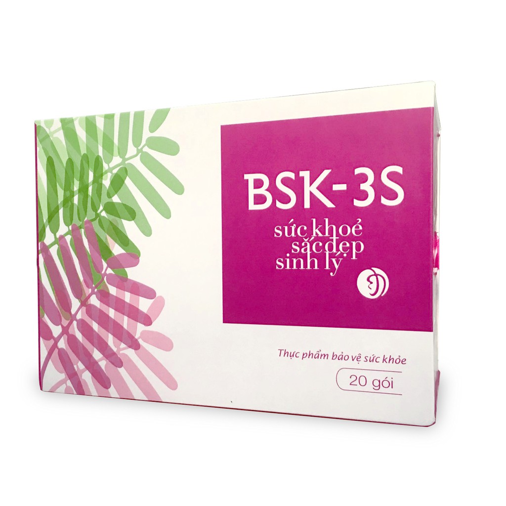 BSK-3S bổ sung tinh chất chống lão hóa và tăng cường sinh lý sắc đẹp nữ hộp 20 gói - HEALTH PHARMACY