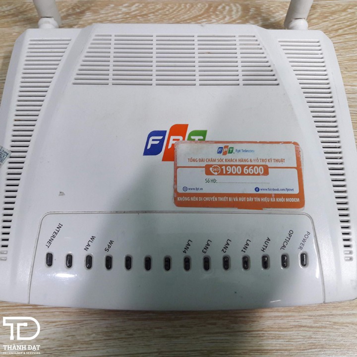 Modem WiFi 2 râu G-93GR1 - Modem Wifi quang 2 râu 4 cổng GPON