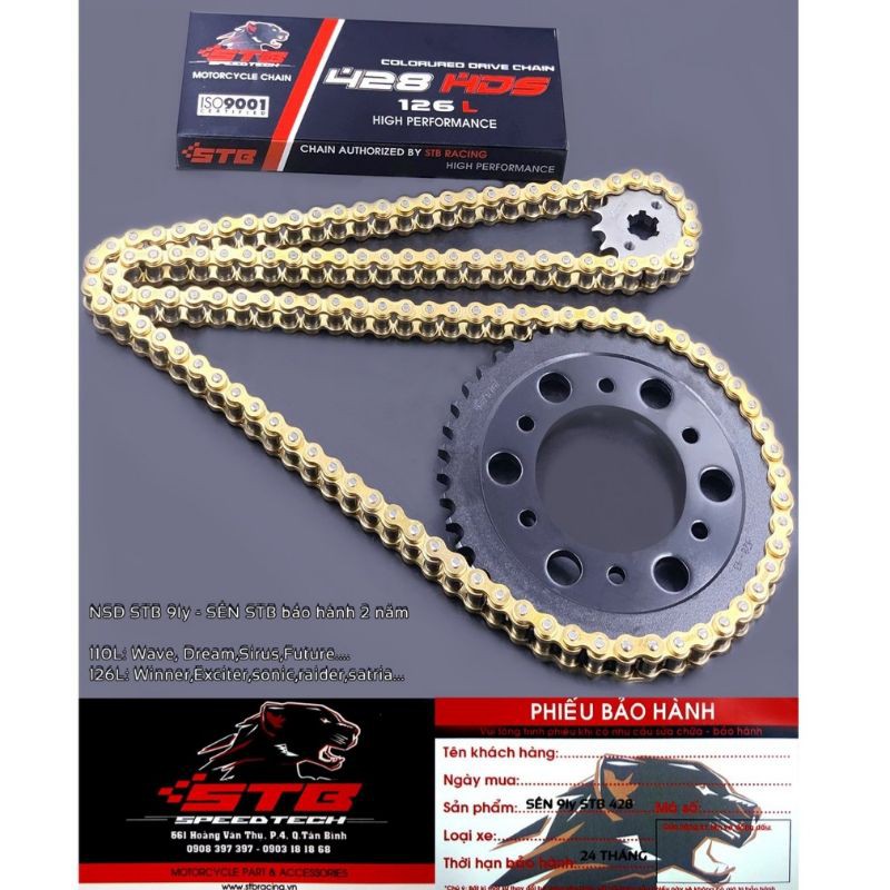 NHÔNG SÊN ĐĨA STB , NSD STB 15/43 cho sonic, WINNER , WINNER X