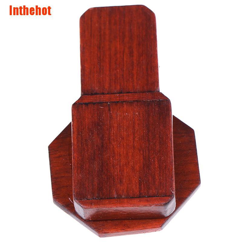 Đồng Hồ Gỗ Cổ Điển Tỉ Lệ 1 / 12 Dành Cho Búp Bê