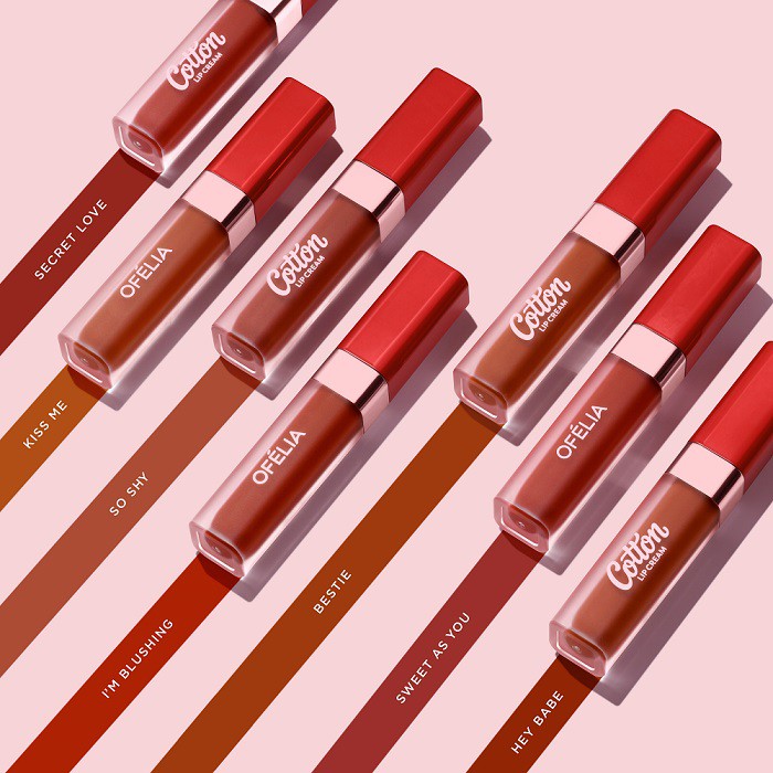 [Nhập COSOFELIA giảm 20k] Son kem bông OFÉLIA Cotton Lip Cream - Màu Bestie (6ml) | BigBuy360 - bigbuy360.vn