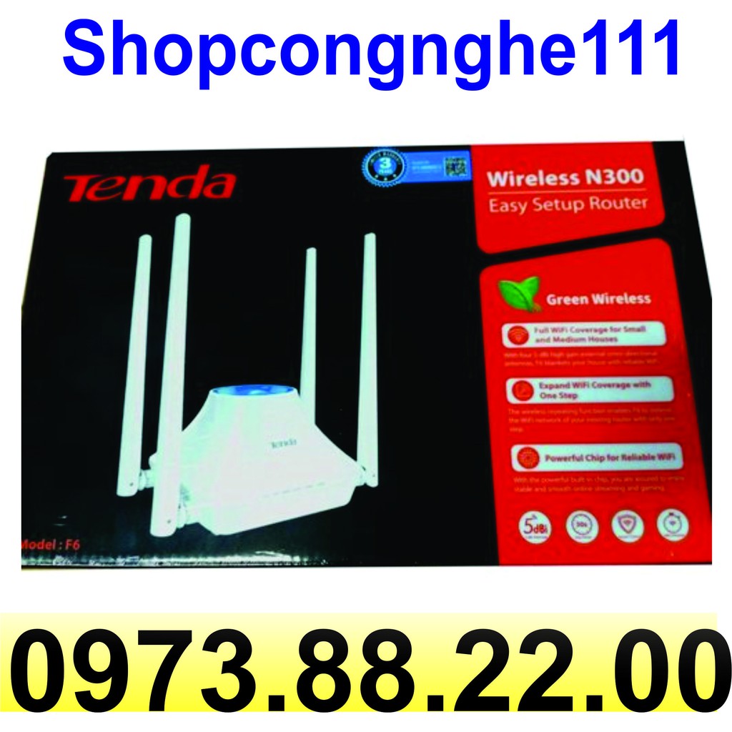 BỘ PHÁT WIFI TENDA F6 CHÍNH HÃNG | BigBuy360 - bigbuy360.vn