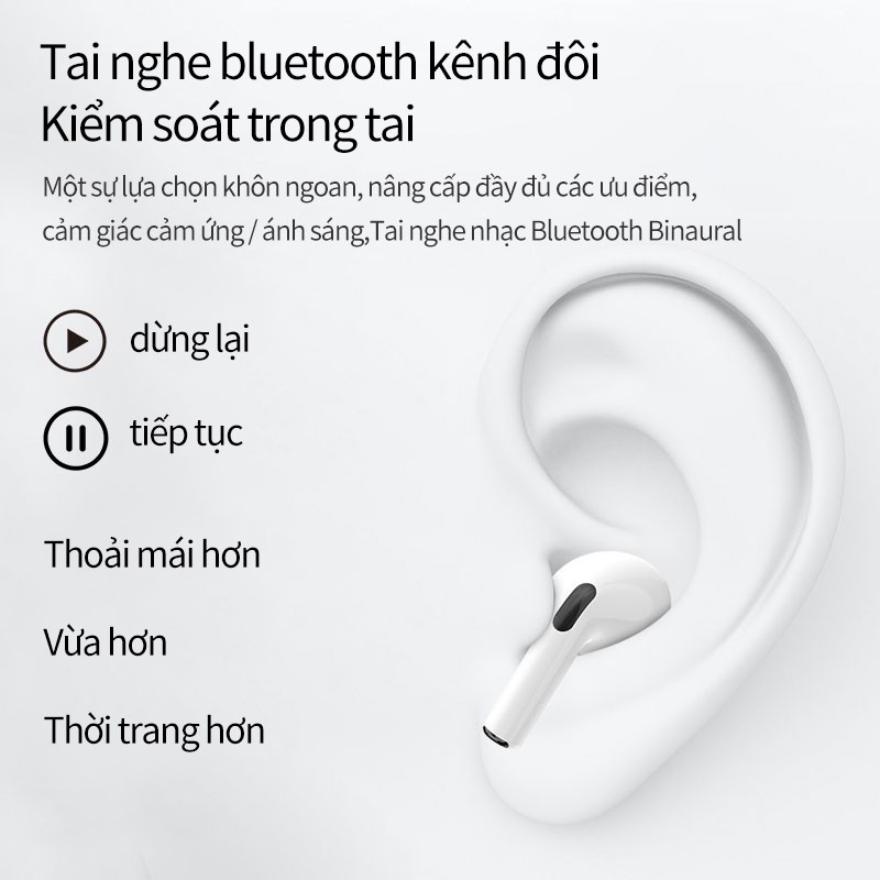 (COD) HIFI Tai nghe gọi Bluetooth Bluetooth Pro 4, âm thanh rõ ràng và sống động, phong cách mới