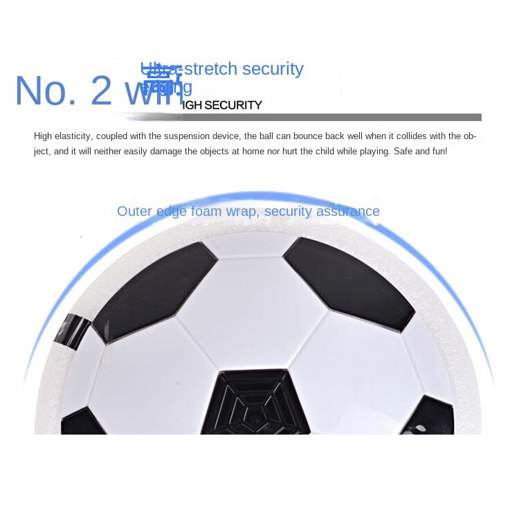 Quả Bóng Đá Nổi Có Đèn LED Nhiều Màu Sắc Viền Xốp Mềm Hỗ Trợ Luyện Tập Trong Nhà