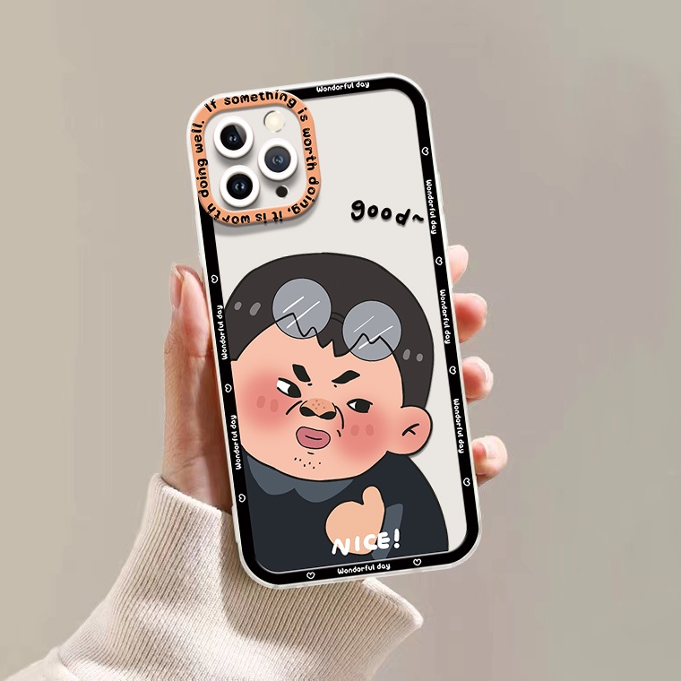 Ốp Điện Thoại Silicon TPU Mềm Trong Suốt Họa Tiết Dễ Thương Chống Sốc Cho IPhone 14 13 12 11 Pro XS MAX 6S 7 8 Plus X XR