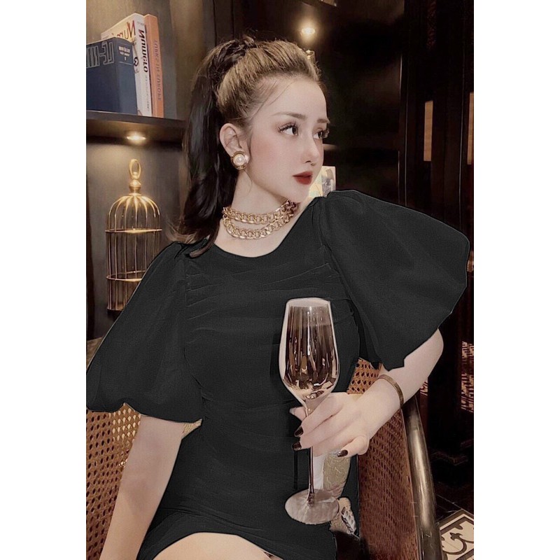 [Mã SKAMA06 giảm 8% tối đa 50K đơn 250K] Đầm tay bí rút eo #bigsize 60kg đến 90kg | BigBuy360 - bigbuy360.vn