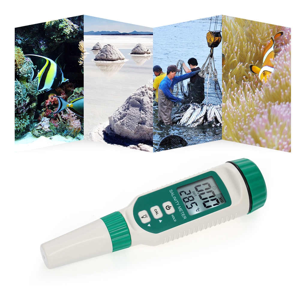 Bút đo độ mặn nước biển cầm tay cảm biến thông minh ATC nhỏ gọn