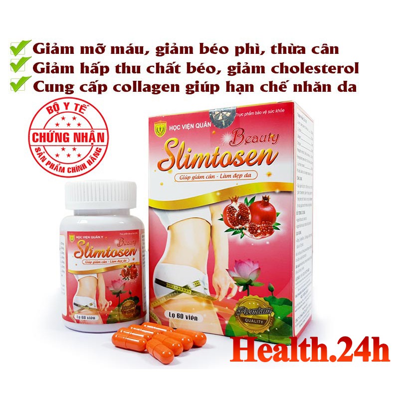 Giảm cân đẹp da Slimtosen Beauty Học Viện Quân Y