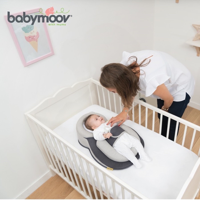 Đệm ngủ đúng tư thế, chống trào ngược cho bé sơ sinh Babymoov Plus
