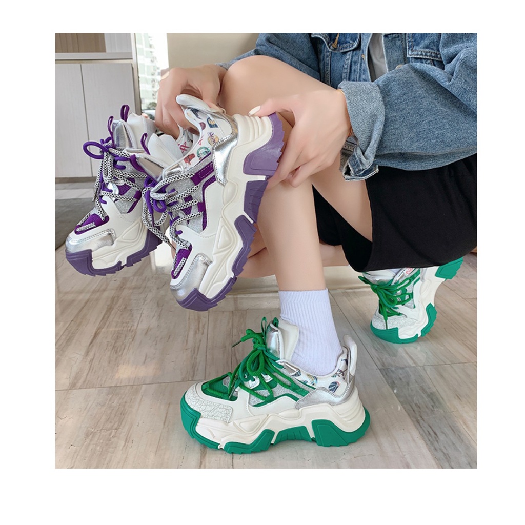 Giày độn đế học sinh 5cm cho các bé gái lớn trên 12 tuổi (C13) Richkidsstore2021