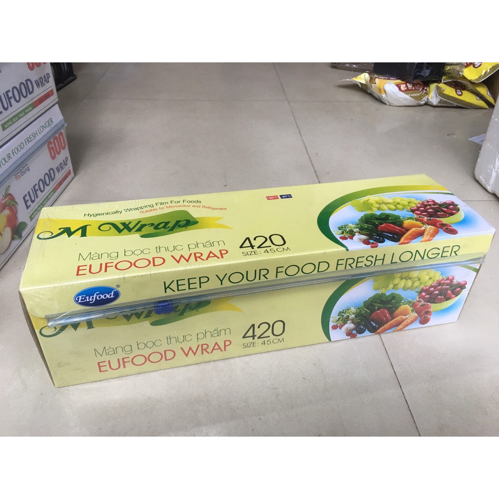 Màng Bọc Thực Phẩm EUFOOD Wrap 420 - Size 45cm x 250m