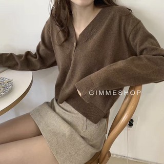 Áo cardigan len đẹp cổ tym (kèm ảnh thật)