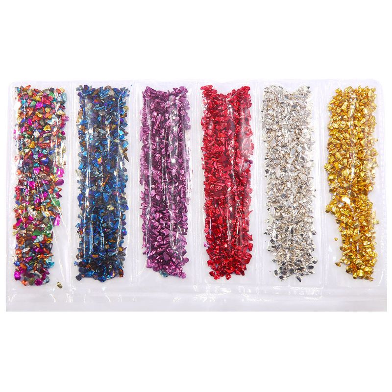 Hạt Đá Thủy Tinh UV Resin Làm Móng Nghệ Thuật DIY