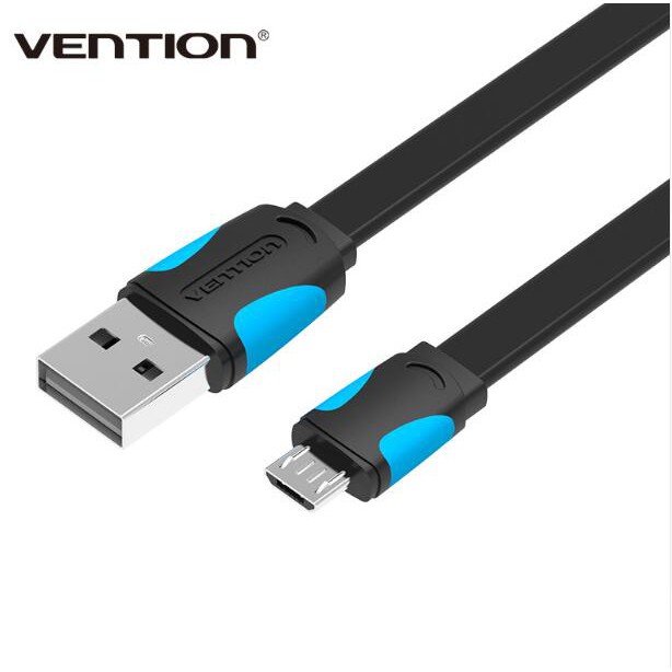 Cáp dẹp sạc và truyền dữ liệu VENTION Micro USB 2.0 dành cho Samsung