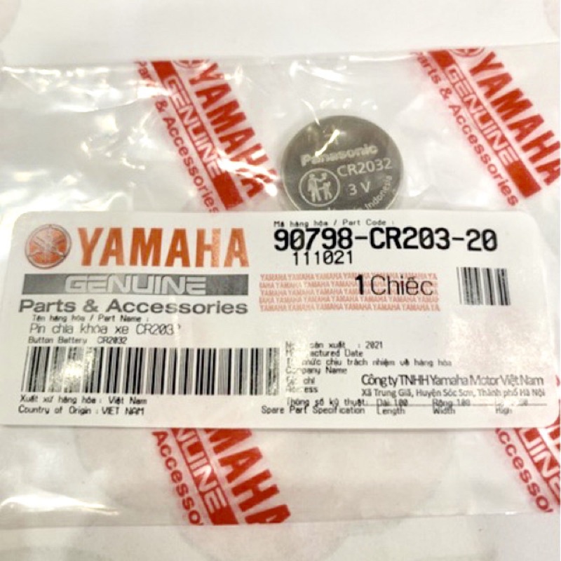 Pin chìa khoá Thông mình Smartkey Yamaha CR 2032