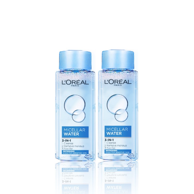 [Quà tặng không bán] Bộ 2 nước tẩy trang mềm mịn da 3-trong-1 L'Oreal Paris Micellar Water 30ml x 2 | WebRaoVat - webraovat.net.vn