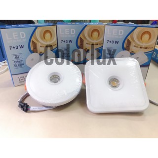 Đèn LED âm trần 3 chế độ màu cao cấp - Bảo hành 1 năm #âmtrần