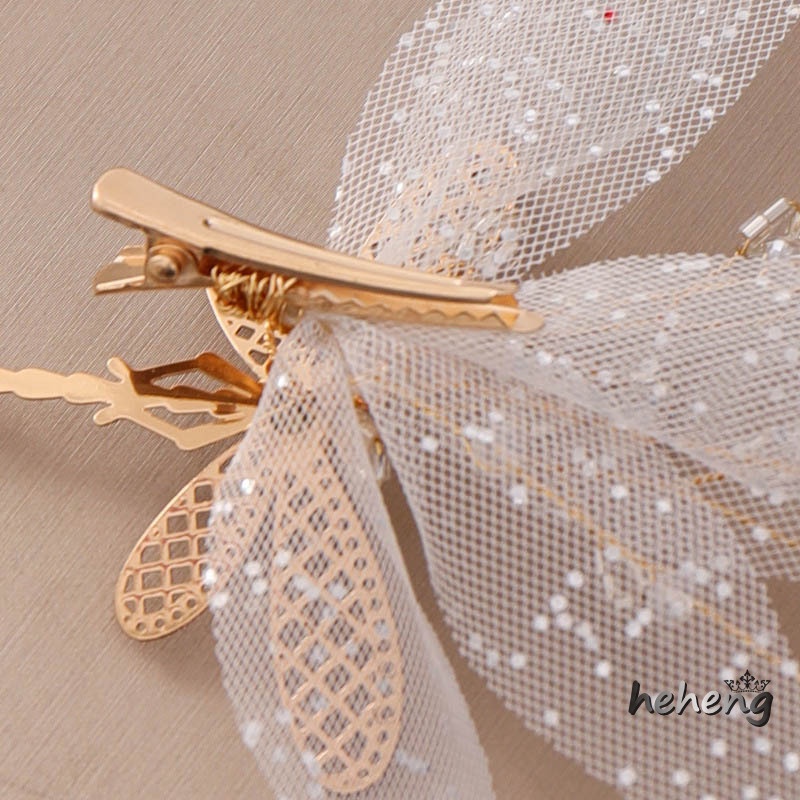 Kẹp Tóc Hình Bướm Đính Đá Thời Trang Cho Nữ