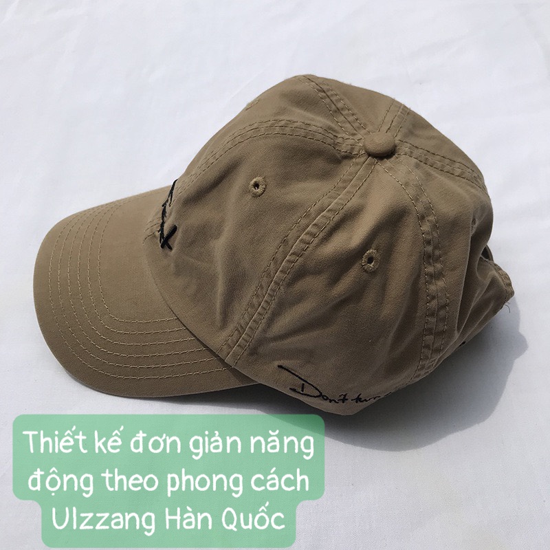 Mũ lưỡi trai nam nữ, nón kết lưỡi trai thêu chữ Faint form unisex phong cách Ulzzang Hàn Quốc cá tính năng động NTQ10