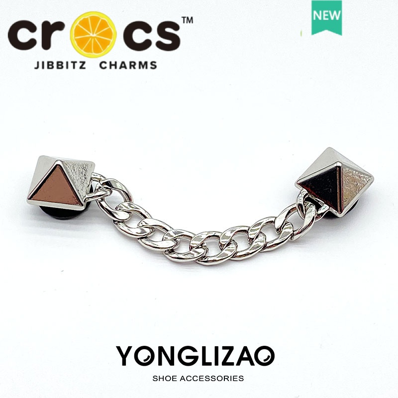 Crocs Phụ Kiện Trang Trí Trên Cùng Bằng Kim Loại Thời Trang 2022