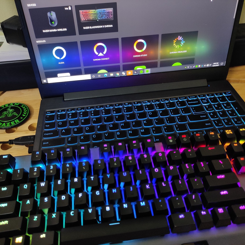 Bàn phím cơ game Razer Blackwidow - Bàn phím cơ chơi game giá rẻ chính hãng không led rgb