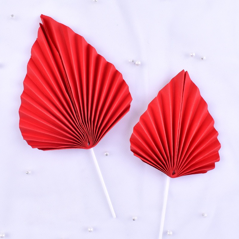 5 Set 2 quạt nhọn (size to) trang trí bánh kem