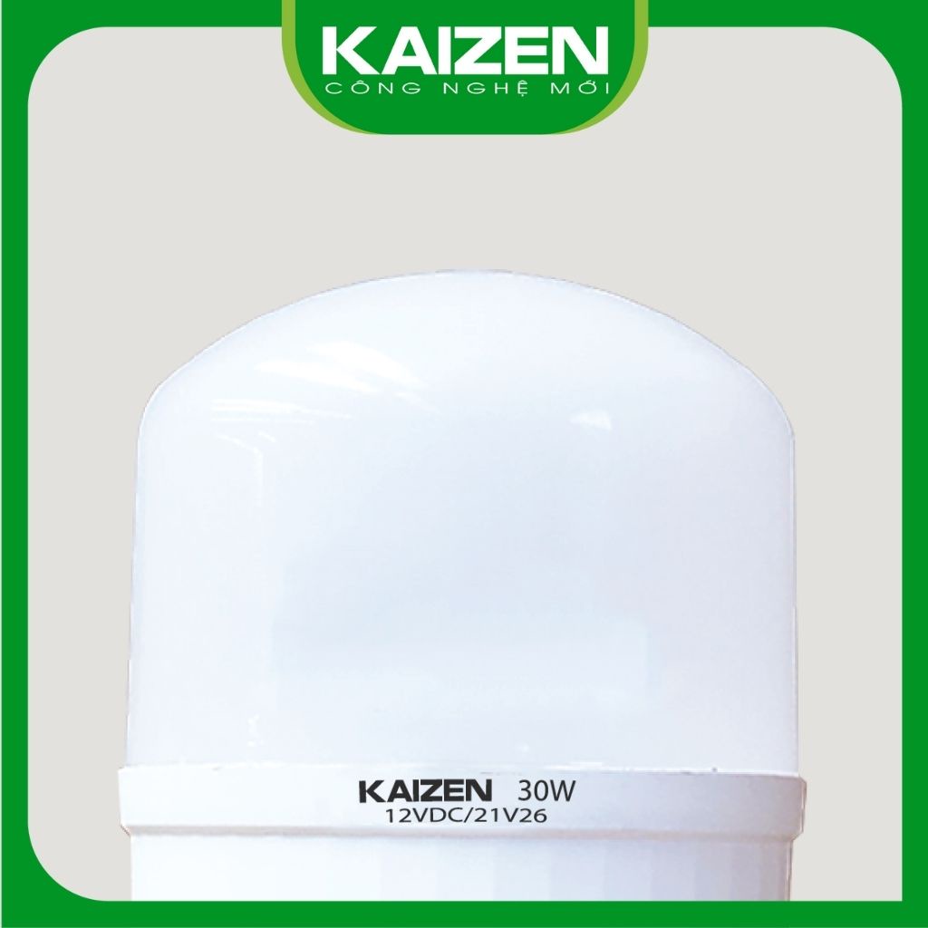 Bóng Led Trụ DC KAIZEN Thiết Kế Dáng Trụ Cho Ánh Sáng Chất Lượng Cao, Tiết Kiệm Điện Năng