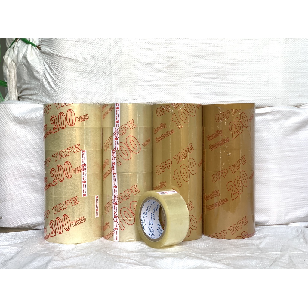 1 cây  băng keo trong, đục 200y 1.6kg