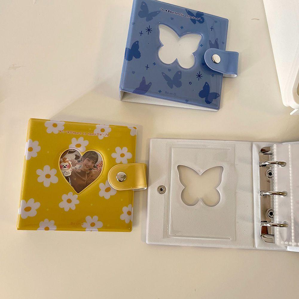 Cuốn Album Ảnh 20 Tờ 3inch Bằng PVC Hình Vuông / Trái Tim Dễ Thương