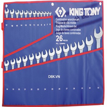 Bộ cờ lê vòng miệng 26 chi tiết 6-32mm Kingtony 1226MRN