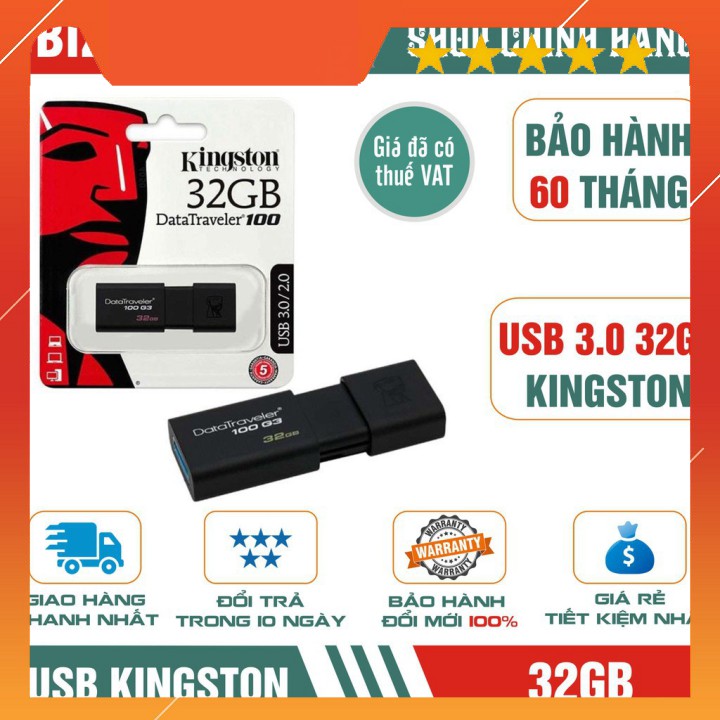 USB Kingston 32GB/16GB DataTraveler G3 - Bảo hành 5 năm | BigBuy360 - bigbuy360.vn