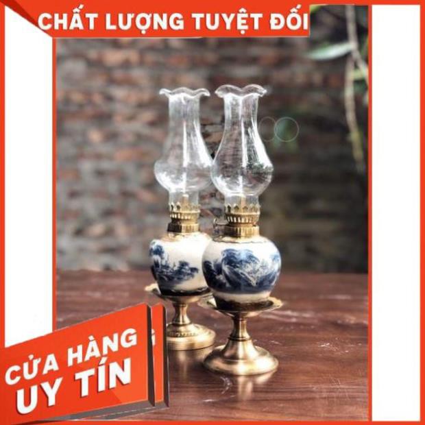 Giá hủy diệt -  Đèn thờ dầu men rạn cao cấp Bát Tràng