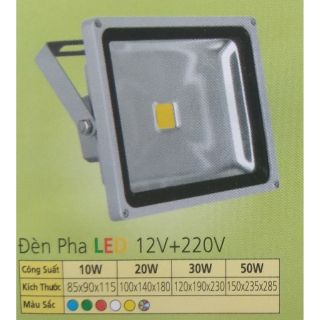 Đèn Pha LED Loại Thường (10w-50w)