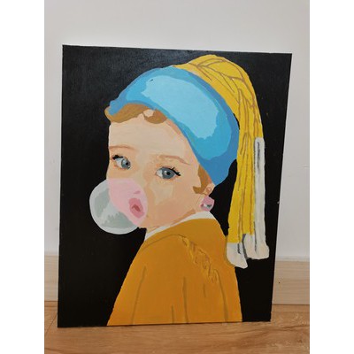 Tranh Số Hoá Tự Tô Cô Gái 40x50cm DIY Painting By Number Pictures ORDER