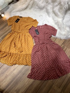 Váy đuôi cá chấm bi (big sale)