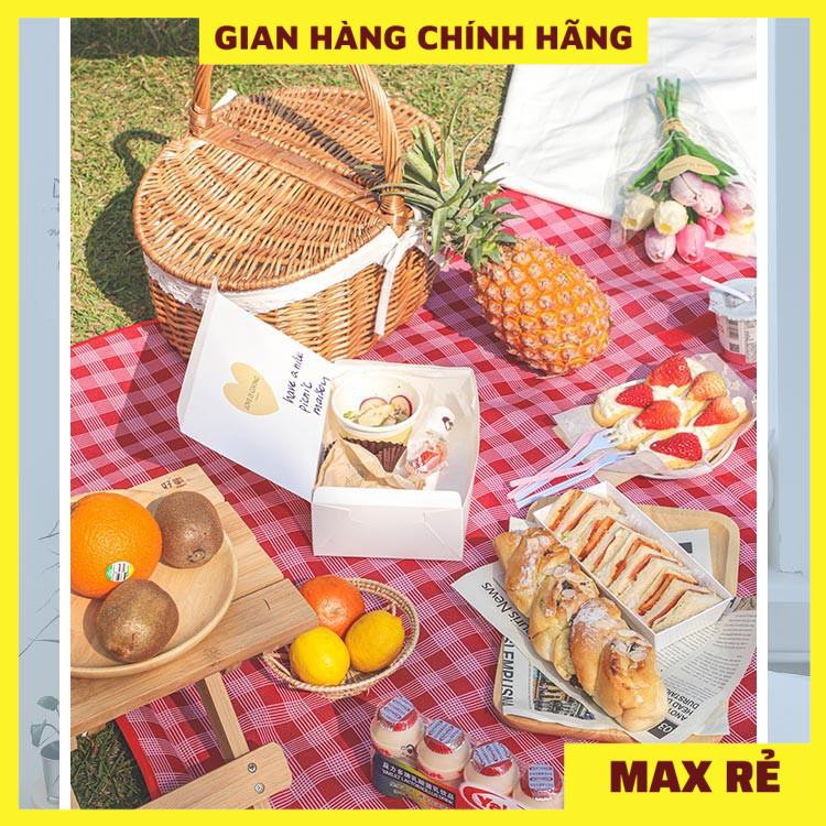 Thảm dã ngoại picnic du lịch, bạt trải picnic cắm trại,đi phượt kết hợp tập yoga gấp gọn sọc kẻ caro giá rẻ | BigBuy360 - bigbuy360.vn