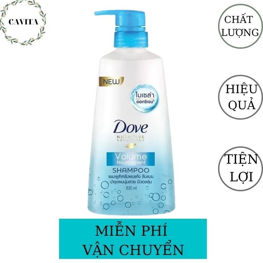 Dầu Gội-Xả Dove 425ml Thái Lan CAVITA giúp nuôi dưỡng, phục hồi tóc sau khi nhuộm duỗi, lưu hương lâu
