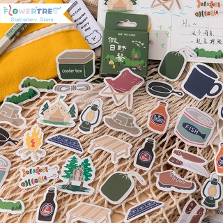 Flowertree Bộ 46 Miếng Dán Trang Trí Sổ Tay Hình Ngày Lễ