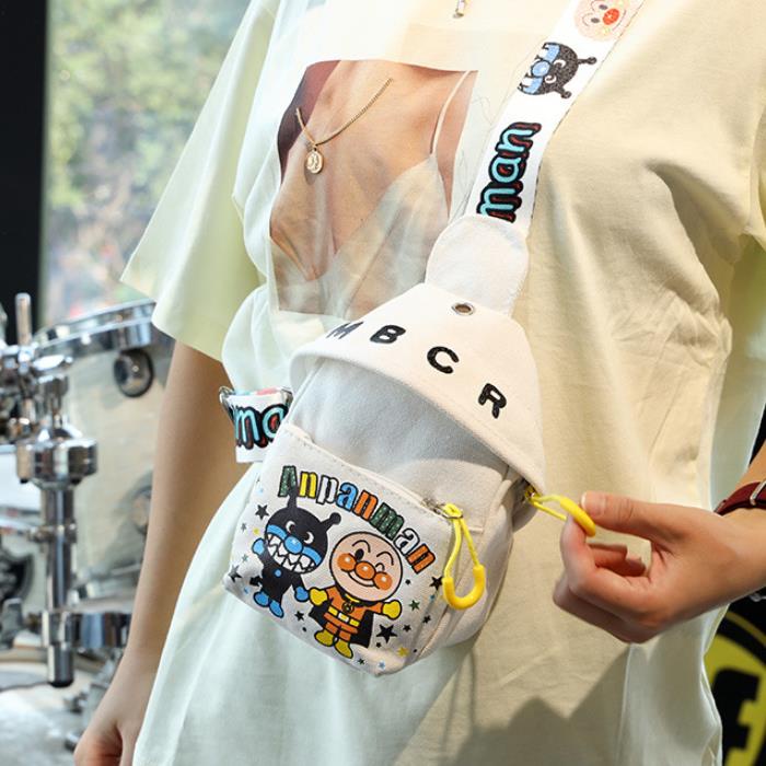 Balo Vải canvas Chống Mòn In Họa Tiết Hoạt Hình Đơn Giản Thời Trang Cho Bé