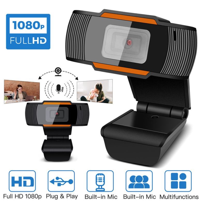 Webcam Máy Tính, Camera Có Mic 720P / 1080P Full HD - Học Online, Gọi Video Hình Ảnh Sắc Nét