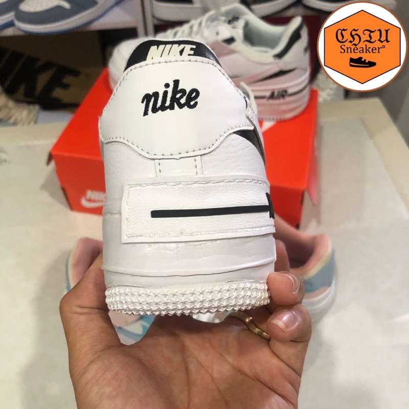 Giày Sneaker tăng chiều cao Air force 1 Shadow phiên bản cao cấp giày thể thao nam nữ AF1 trắng shadow
